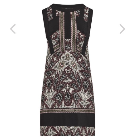 BCBGMaxAzria Dresses & Skirts - Desert Geo Colorblocked Dress